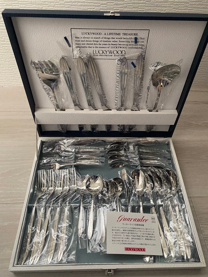 LUCKYWOOD カトラリーセット　33P 新品