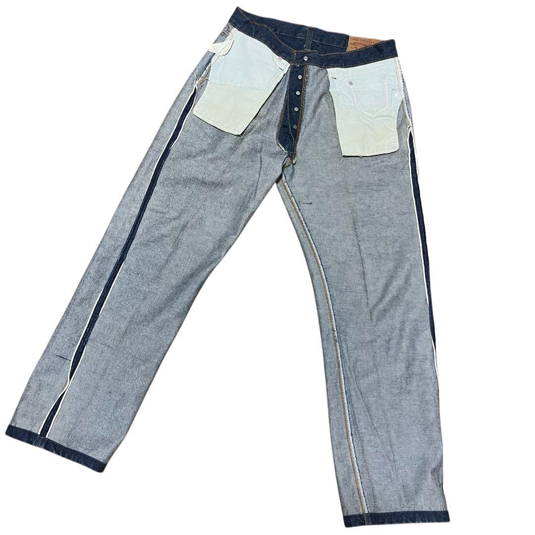 なつみ 濃紺 極美品 501 赤耳　524刻印 w34