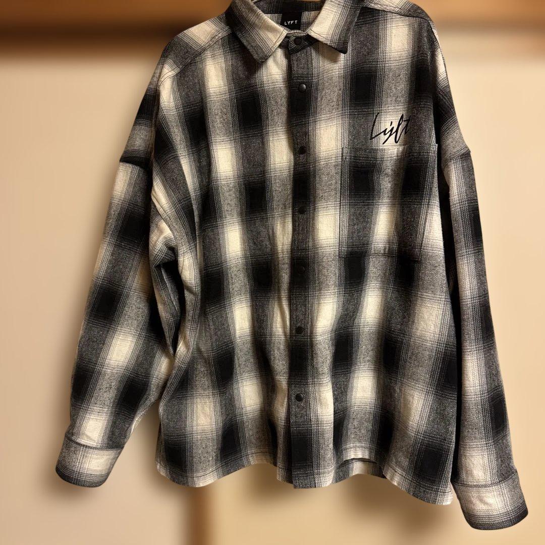 LYFT チェック柄ネルシャツ Mサイズ　エドワード加藤　リフト