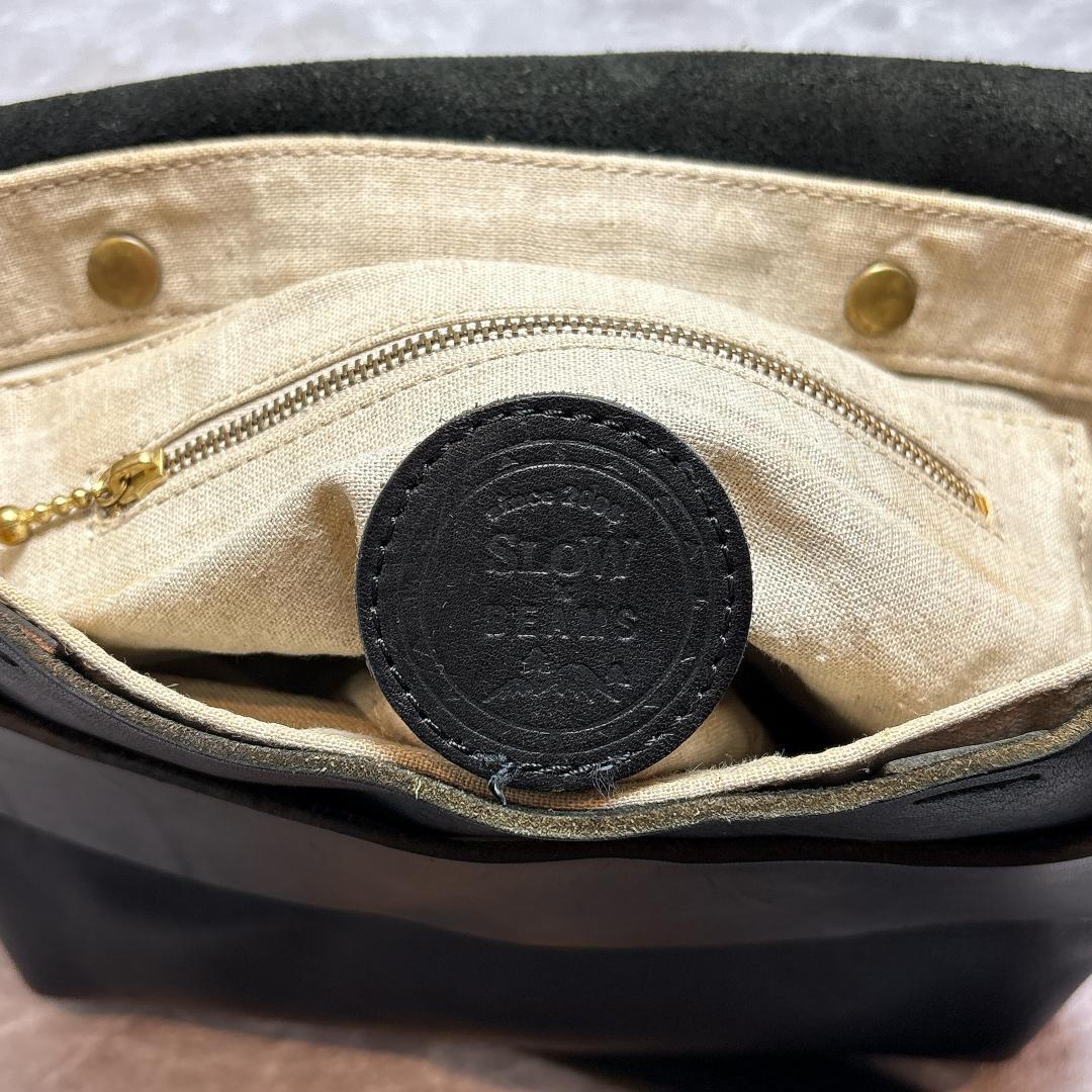 SLOW BEAMS別注 Flap Shoulder Bag 肉厚 本革 スロウ