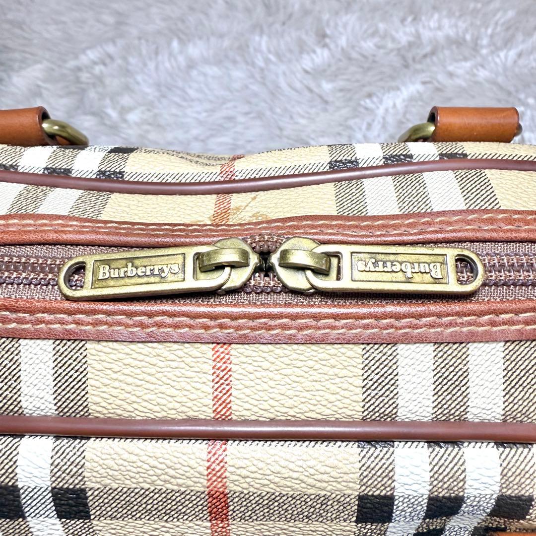 BURBERRY バーバリー ブリーフケース ビジネスバッグ PVC ブラウン