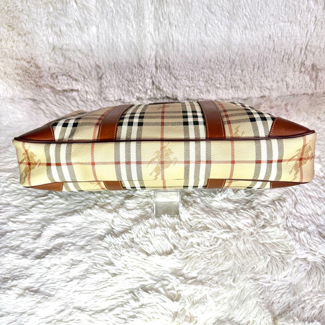 BURBERRY バーバリー ブリーフケース ビジネスバッグ PVC ブラウン