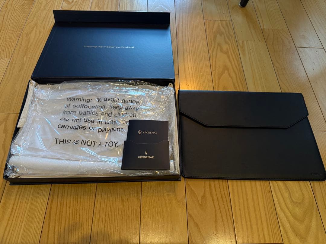 Kronemar 14インチ 本革 ノートパソコンケース MacBook Pro