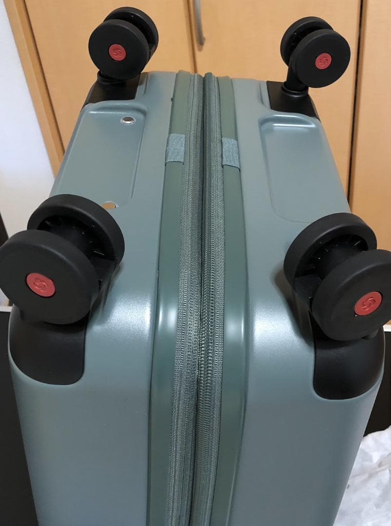 サムソナイト #Slate Green Spinner 55/20 Exp