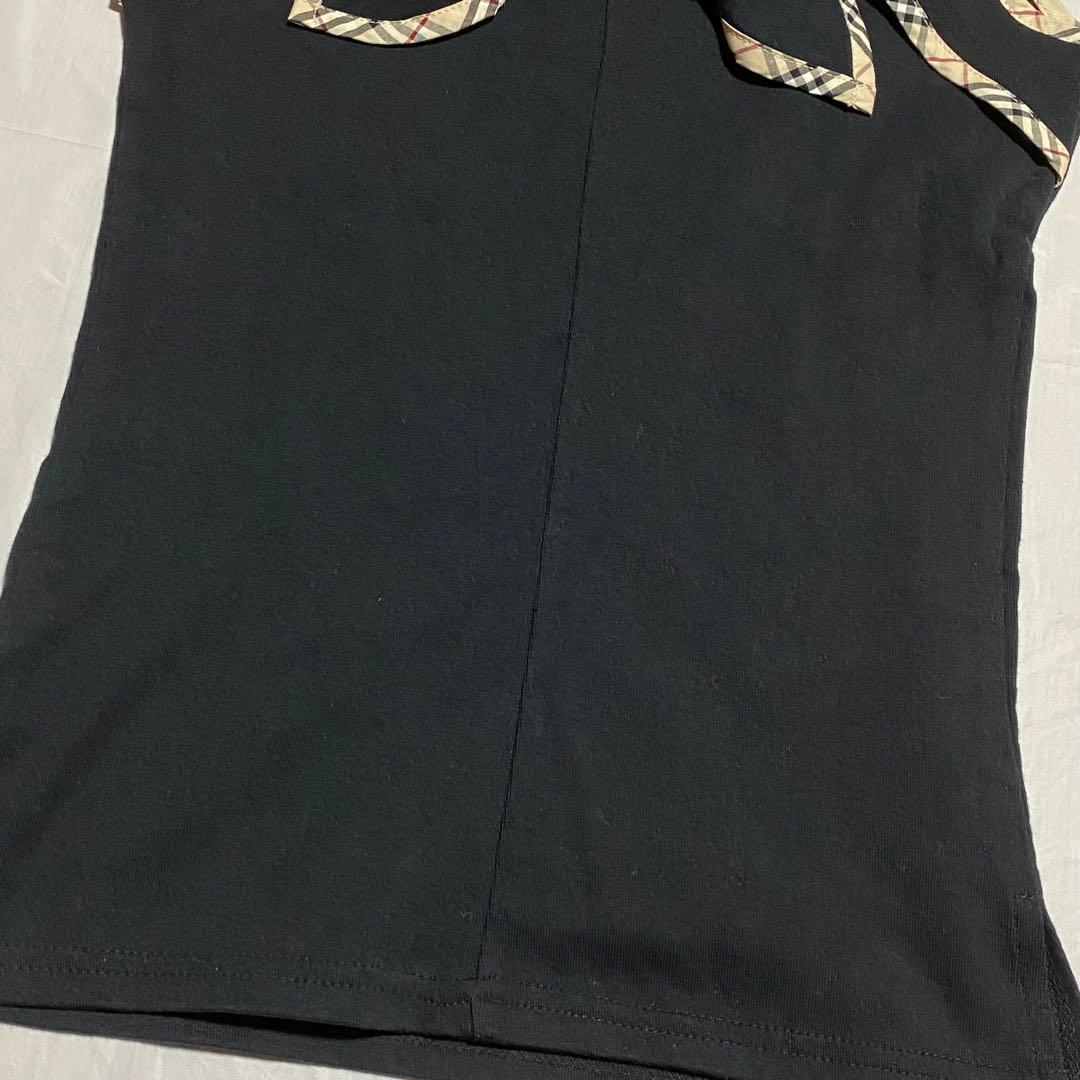 BURBERRY BLUE LABEL タンクトップ キャミソール　38 黒系