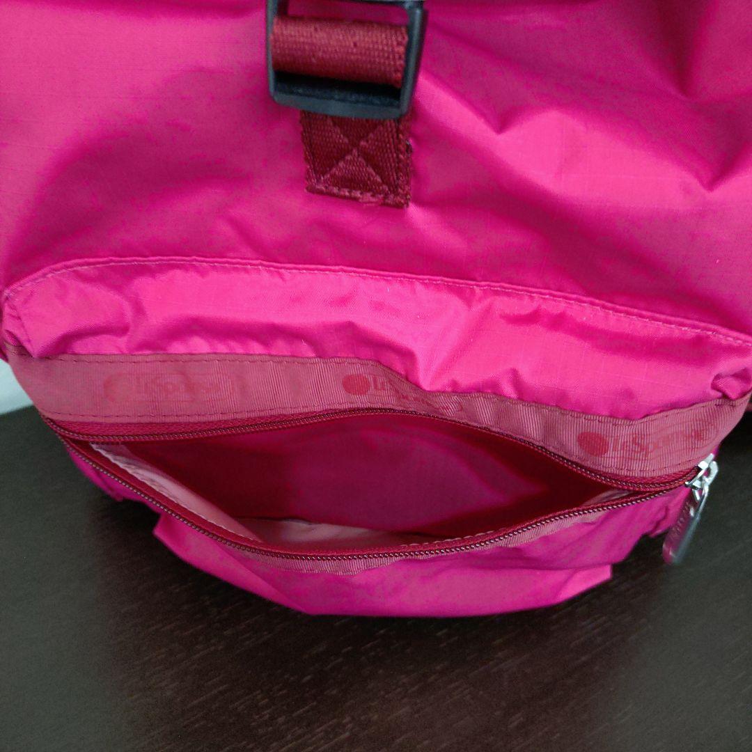 LeSportsac×神崎恵 コラボ バックパック リュック ピンクピーコック