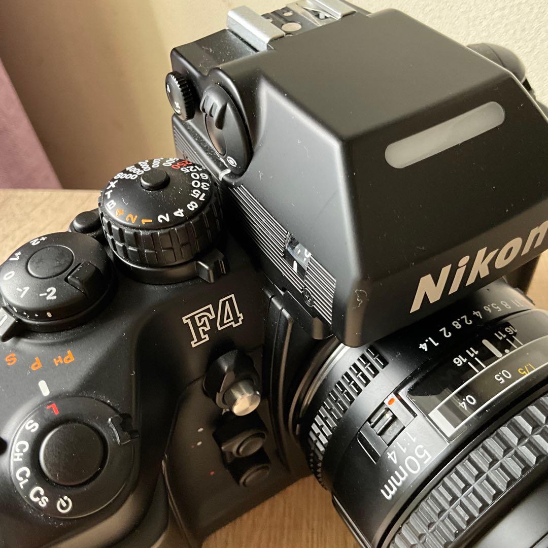 Nikon F4 AF ５０mm f1.4 Af24-50mmレンズ付き