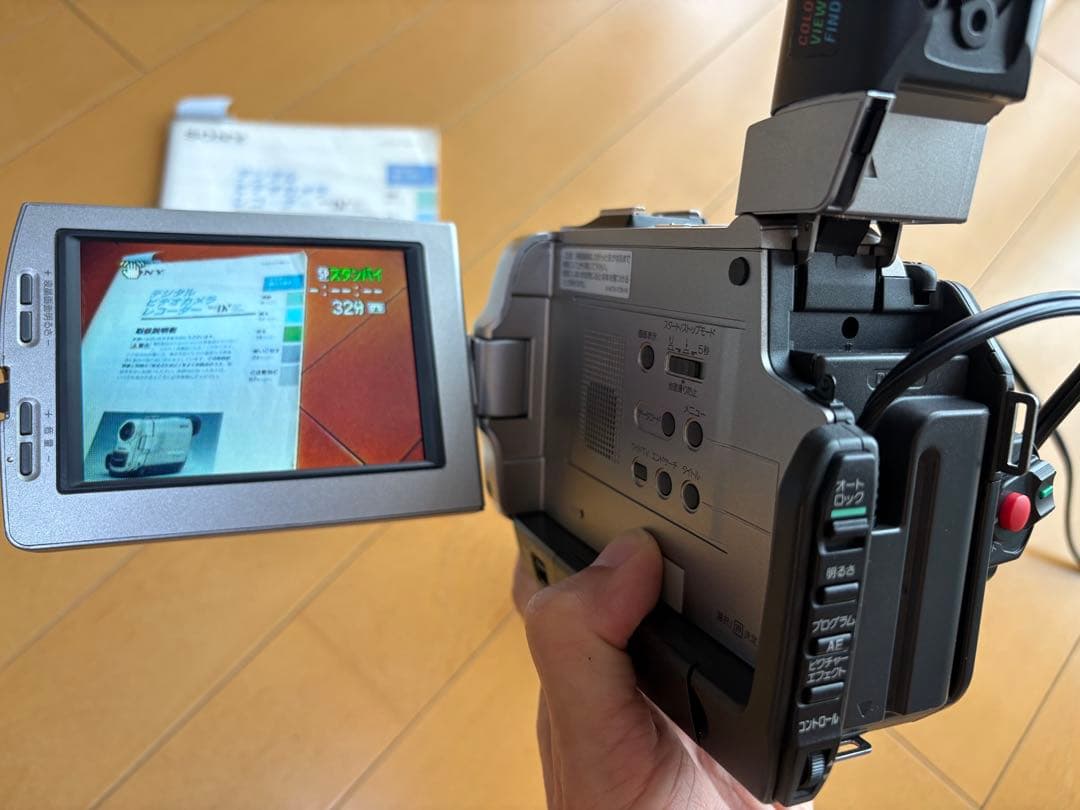 【美品】ソニー ①MiniDV Handycam DCR-TRV7②カメラバック