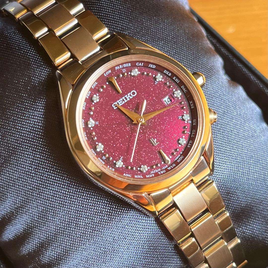 セイコー LUKIAルキア Jewel限定モデル 「ルビー」