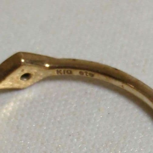 エテ✾k10　10金 クリスマス限定　カラーストーンリング