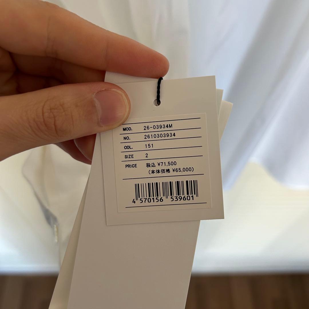 sacai 26ss シャツ　poplin shirt