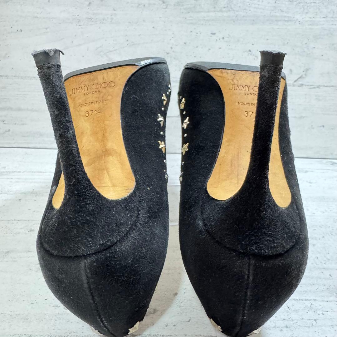 かわいい❤️おしゃれ❤️ジミーチュウ パンプス 黒 スエード 24.5