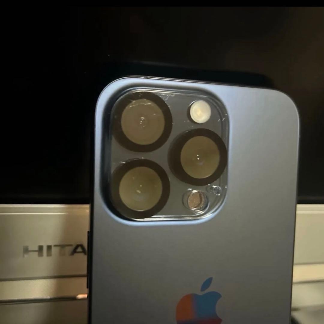 【極美品】iPhone15 Pro ブループラチナム バッテリー最大容量91%