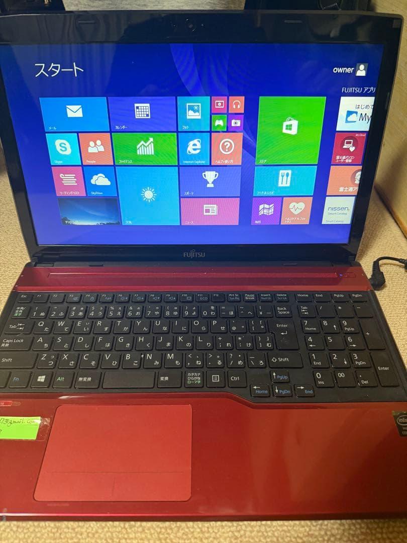 LIFEBOOK AH53/M 赤ノートPC Windows 8