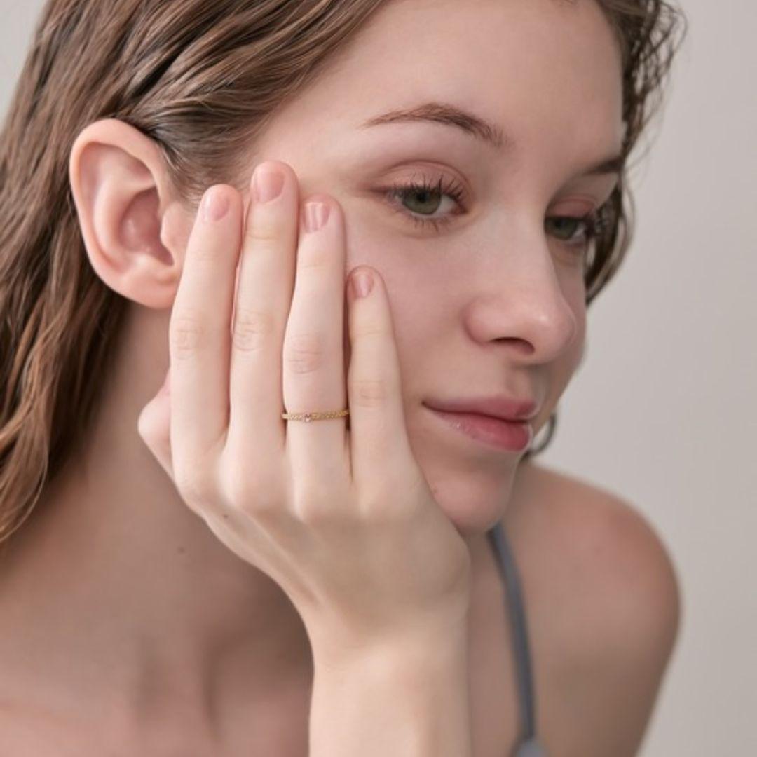 【t2187trinn7】ゴールドトルマリンリング　nojess 　11号