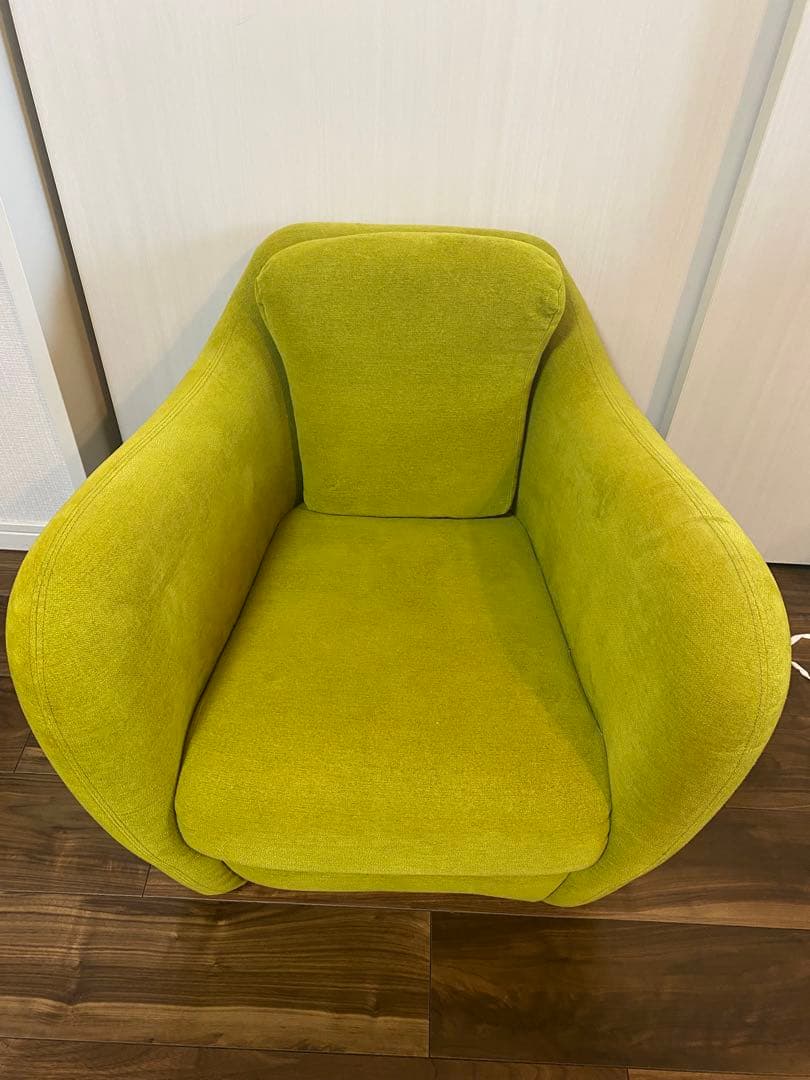 IDEEのミニミラーアームチェア グリーン アームチェア
