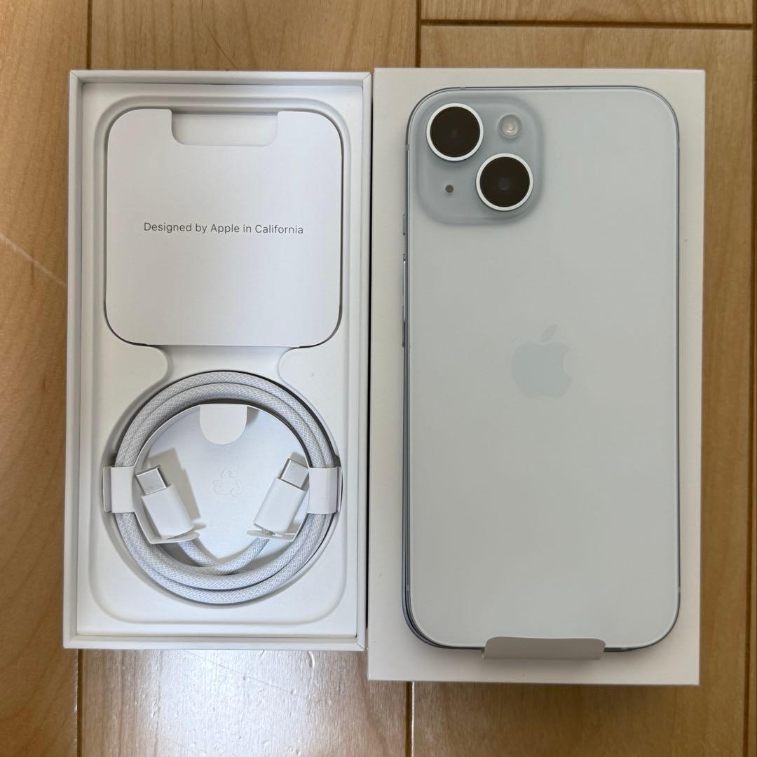 【新品未使用】iPhone15 128GB ブルー　Blue