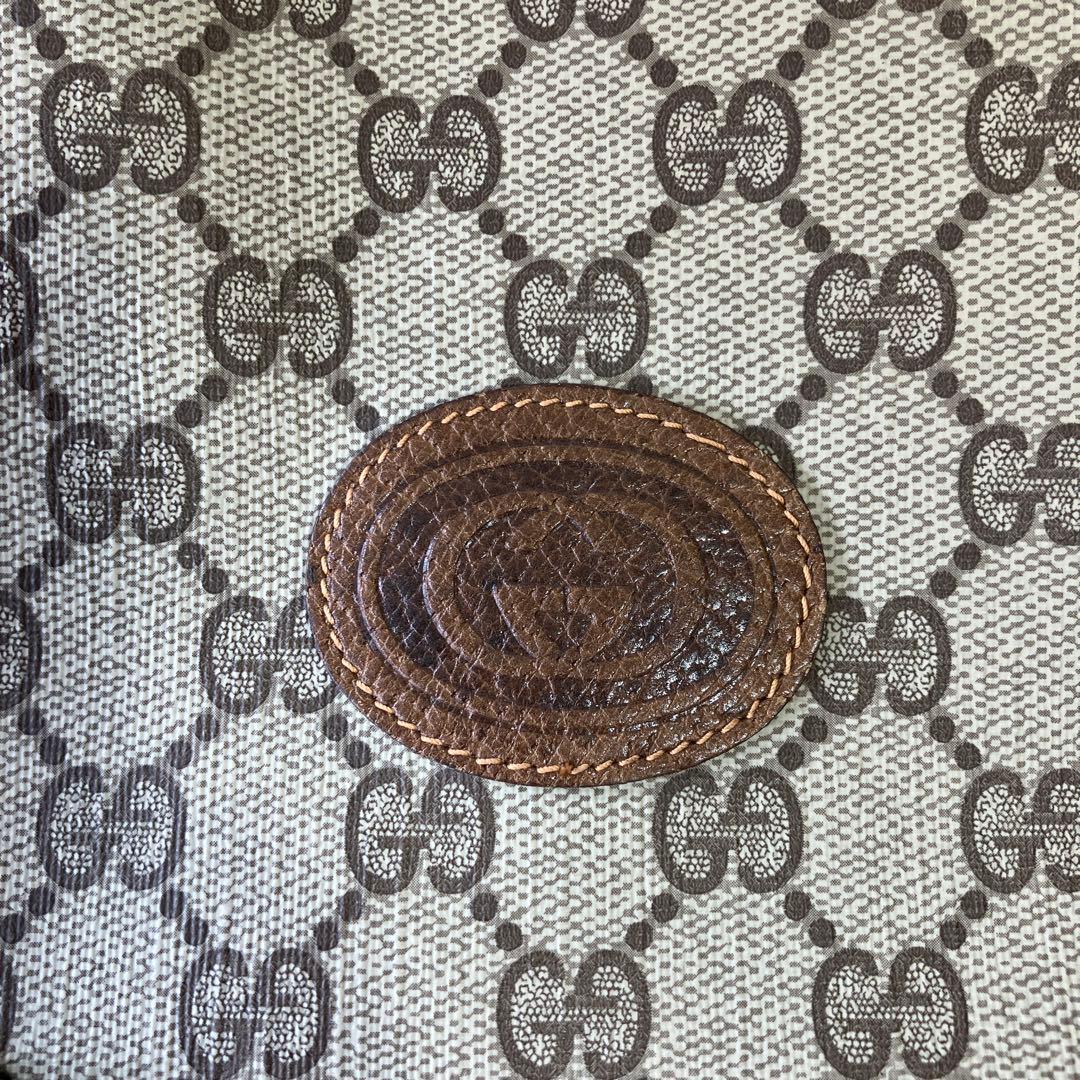 オールドグッチ　ボストンバッグ　シェリーライン　GGスプリーム　4811