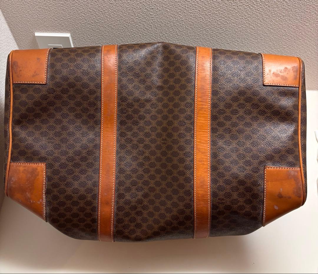 CELINE セリーヌ　ボストンバッグ　トリオンフ　マカダム柄