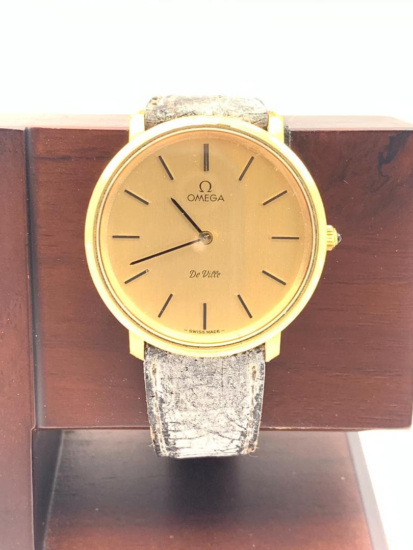 【不動】OMEGA De Ville ヴィンテージ　ゴールド 腕時計　ジャンク品