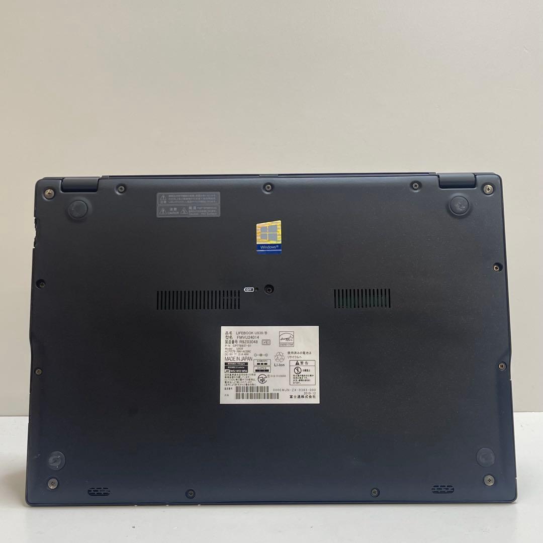 #422 富士通 LIFEBOOK U939/B i5-8365U office