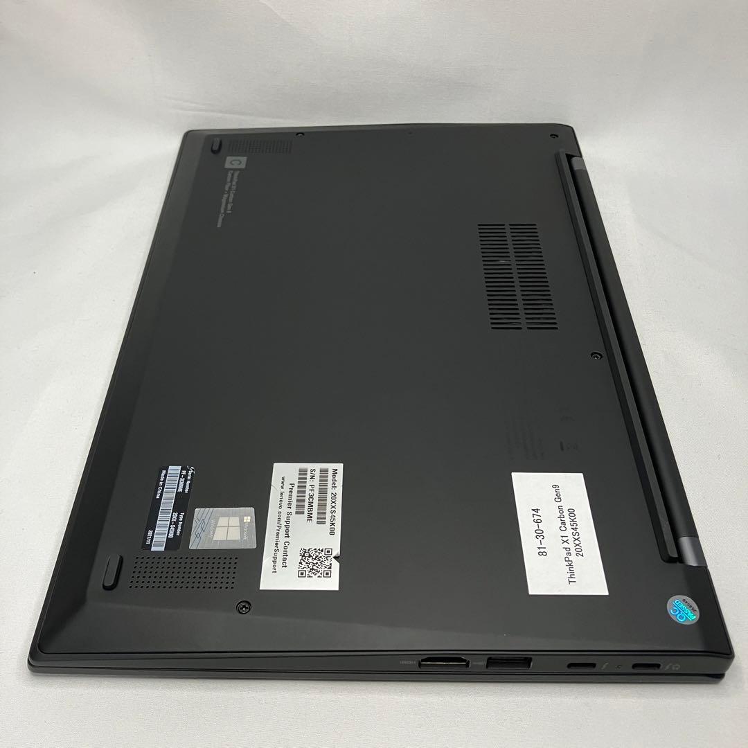 美品 ThinkPad X1 Carbon Gen9 11世代 オフィス2024