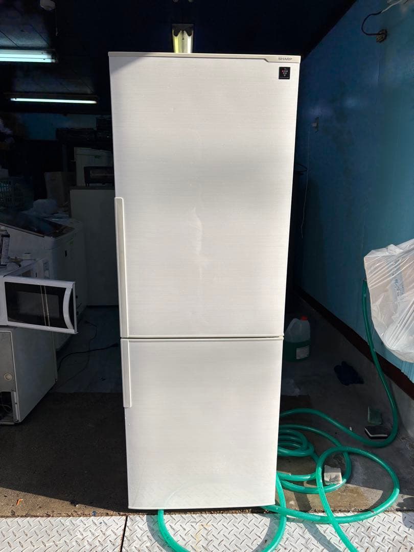 Sharp シャープホワイト冷蔵庫 5棚 4ドアポケット