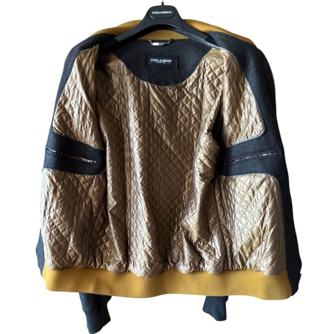DOLCE & GABBANA ヴァージンウール ボンバージャケット L 正規品