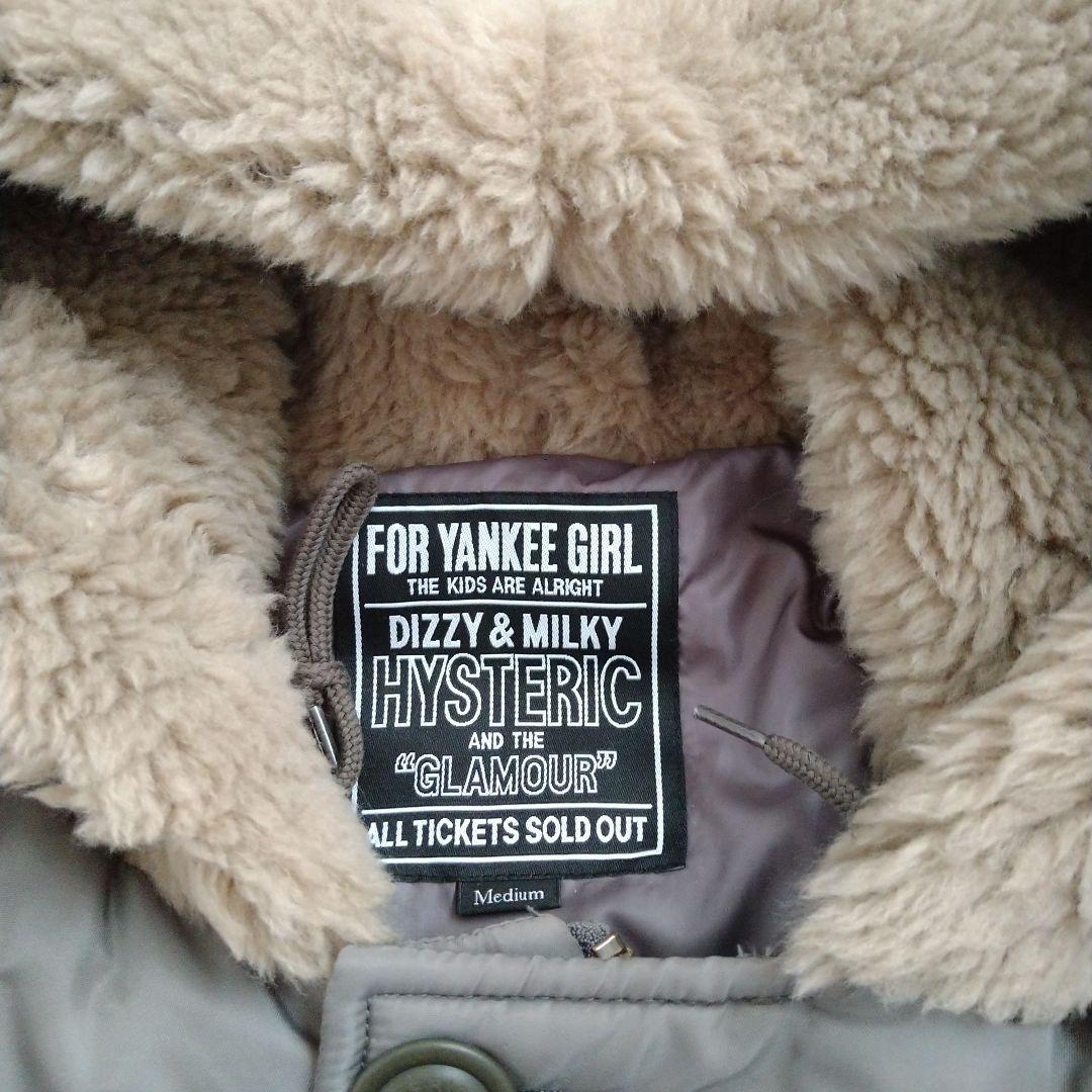 最終価格ヒステリックグラマー　 HYSTERIC WOMANプリマロフトコートM