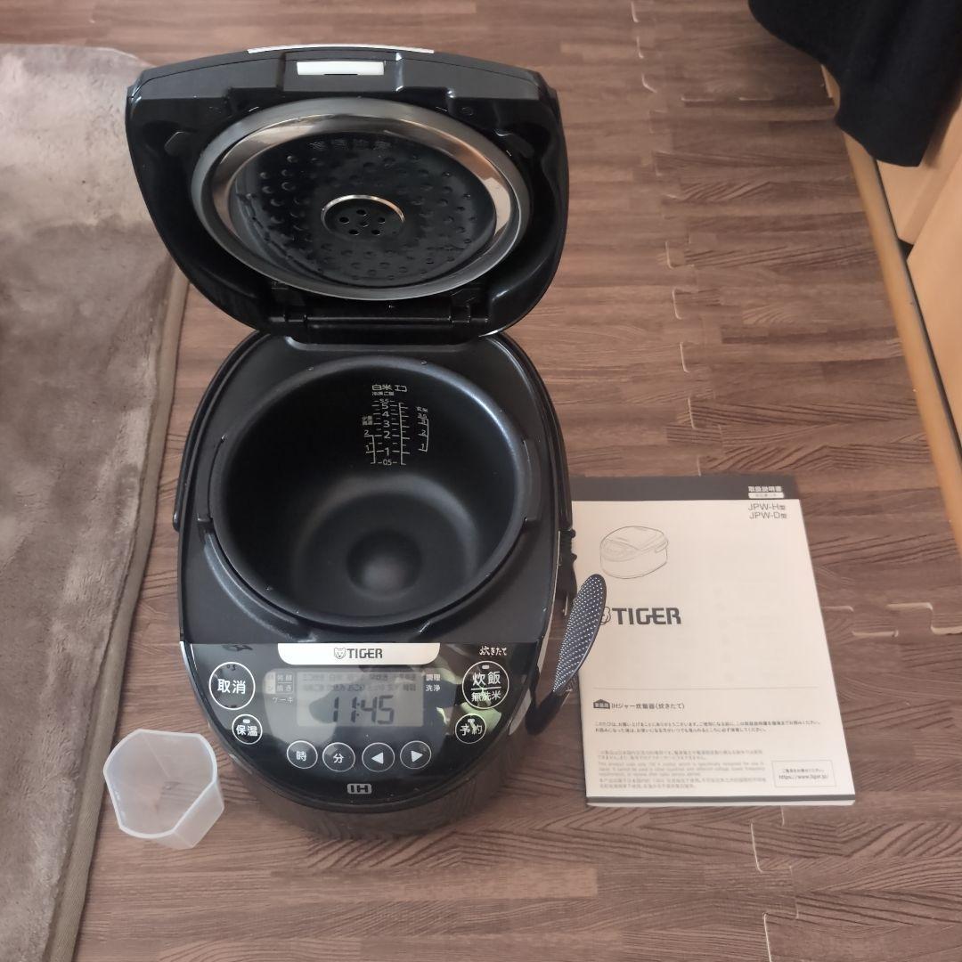 TIGER　jpw-h100 炊飯器 2023年式　取扱説明書付き