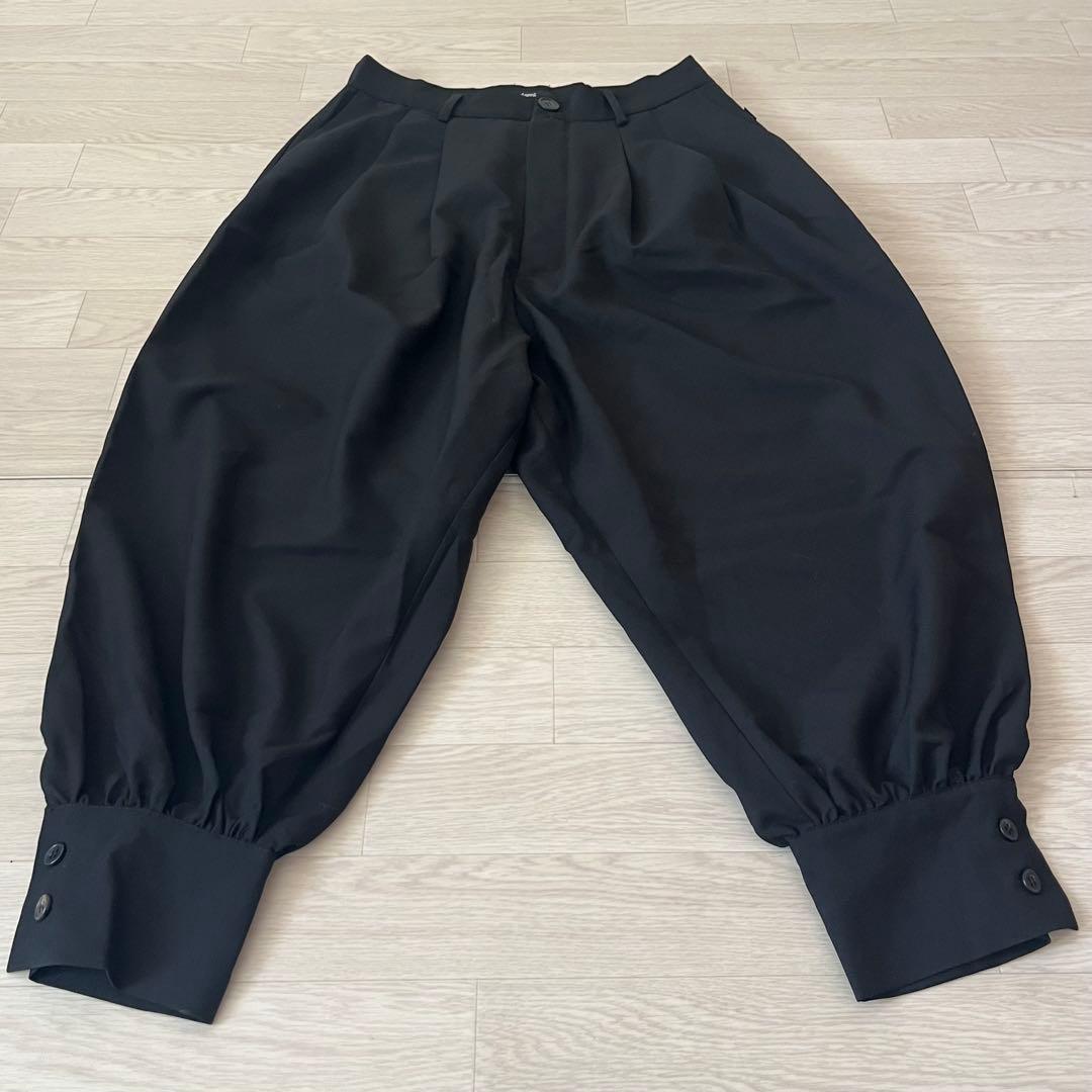 未使用タグ付き glamb グラム デフォームシャツセットアップ Mサイズ 黒