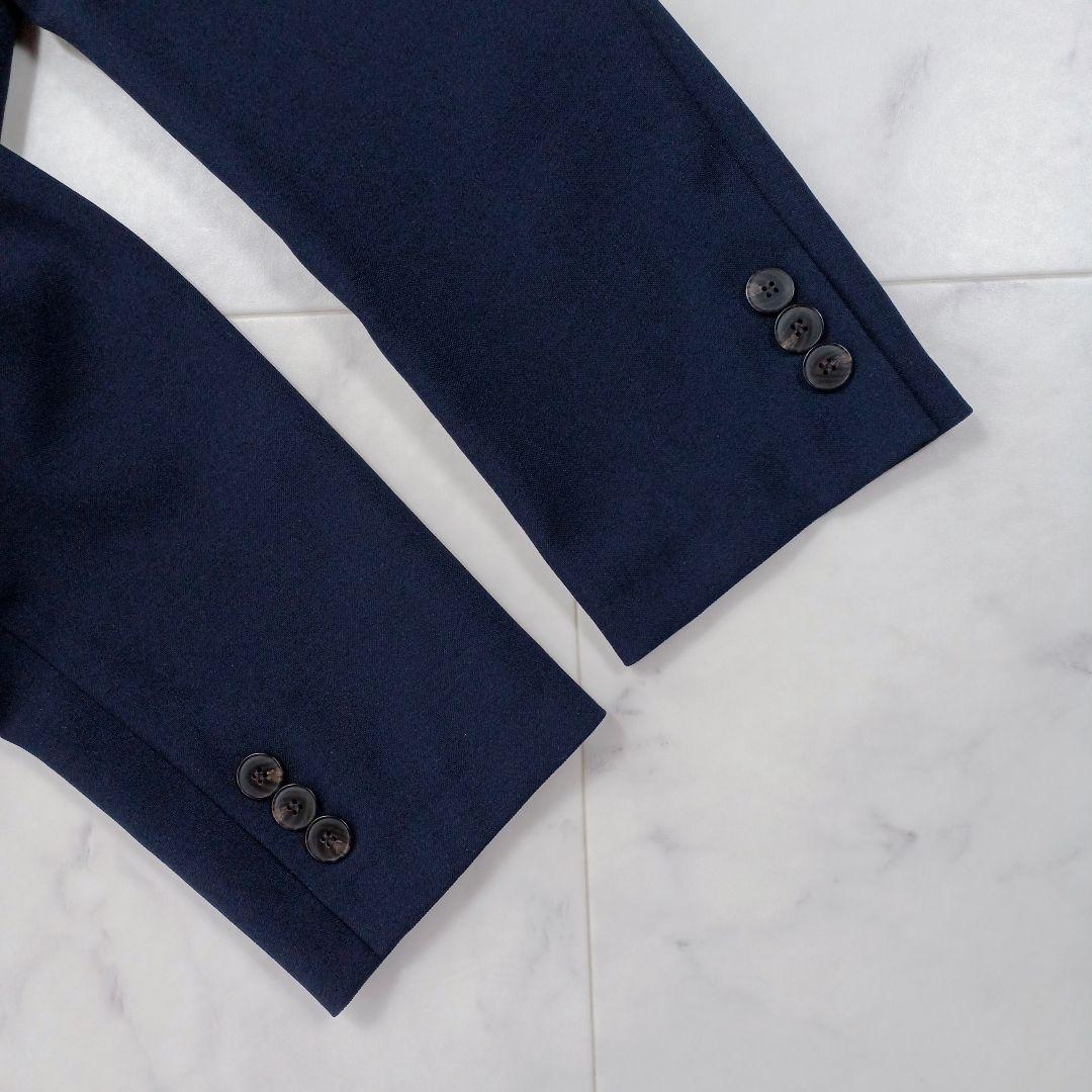 新品タグ付き ユニクロ 感動パンツスーツ ネイビー XL/ウエスト73cm