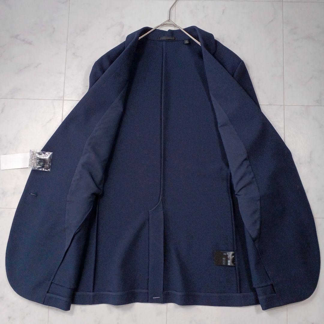 新品タグ付き ユニクロ 感動パンツスーツ ネイビー XL/ウエスト73cm