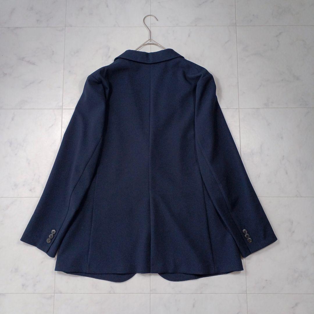 新品タグ付き ユニクロ 感動パンツスーツ ネイビー XL/ウエスト73cm