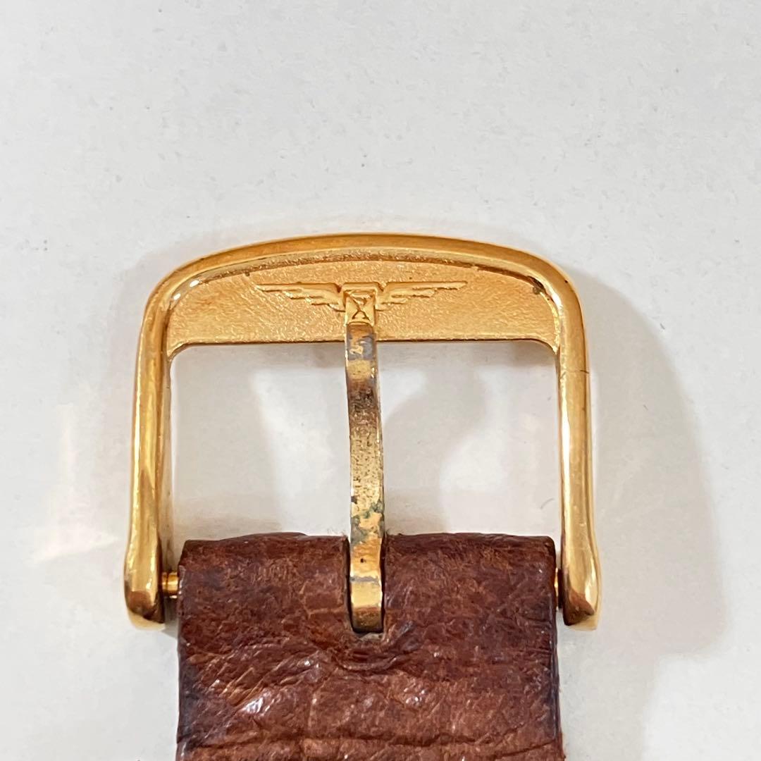 LONGINES ロンジン スクエア クォーツ 腕時計 ゴールドカラー 不動