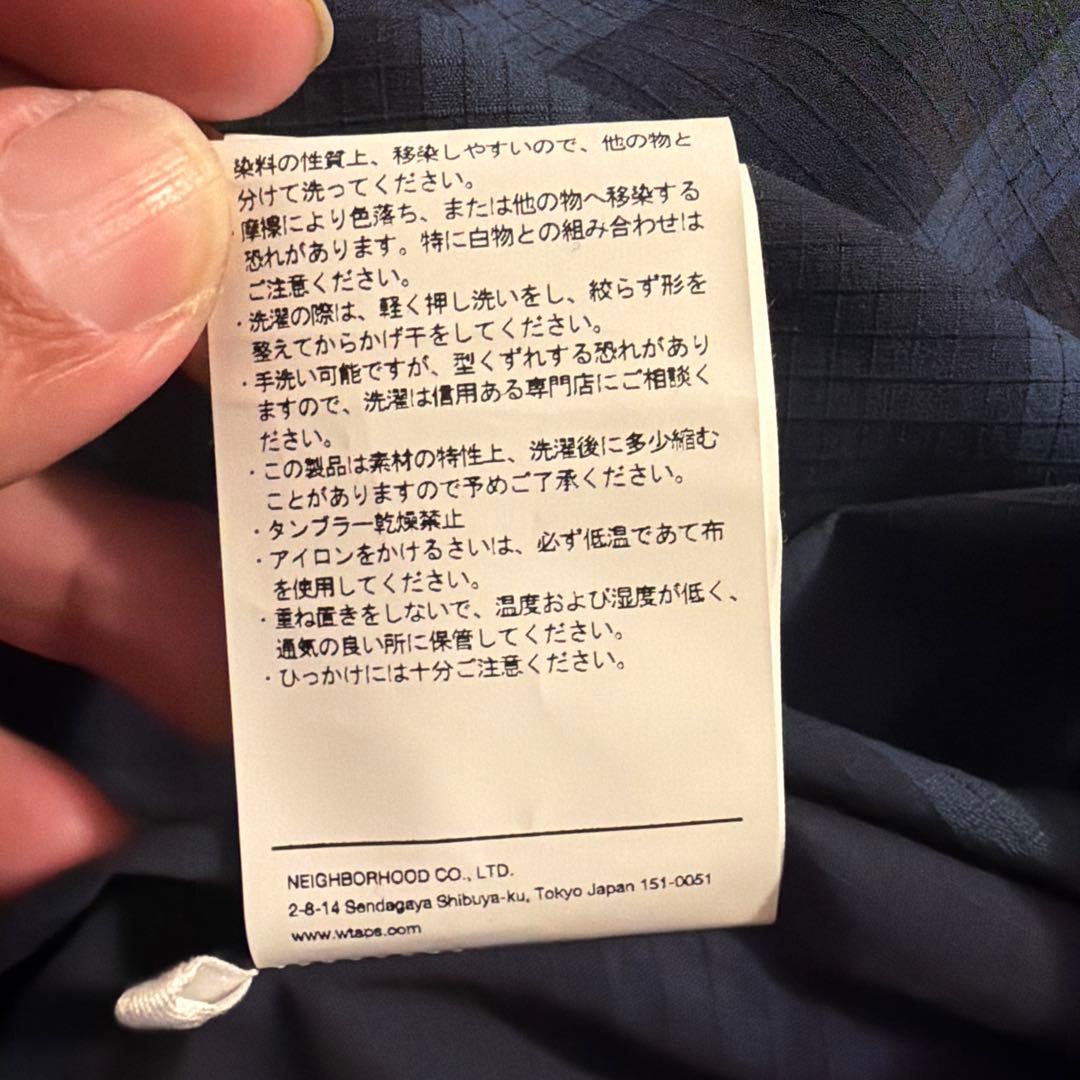 【美品】WTAPS 21SS WCPO 03 Lサイズ チェックシャツ