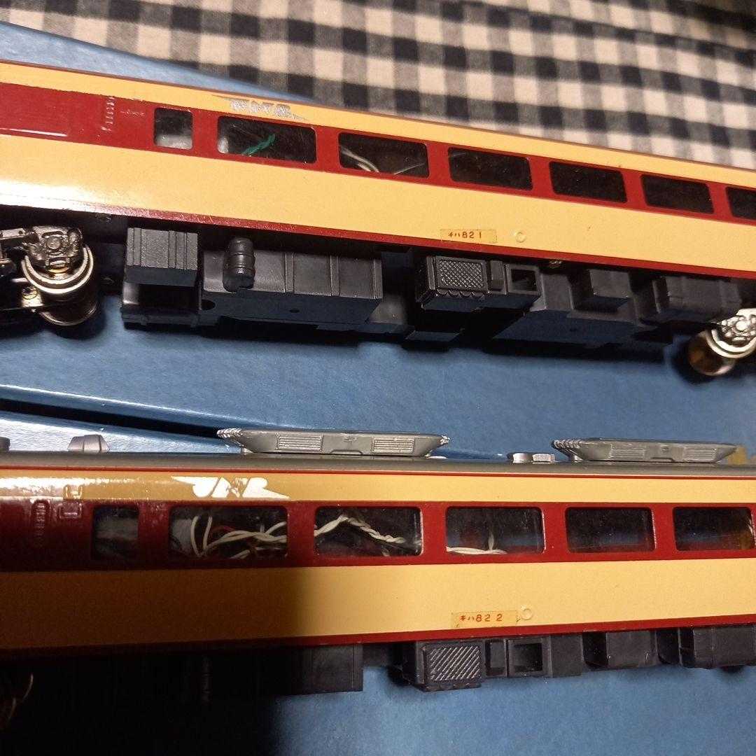 鉄道模型HOゲージ キハ82 1M カツミ模型店製品　塗装済キット組2両元箱有