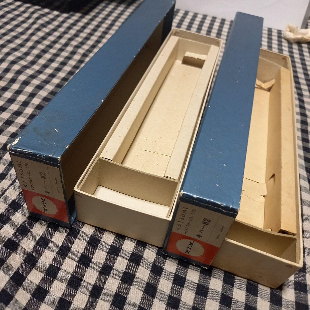 鉄道模型HOゲージ キハ82 1M カツミ模型店製品　塗装済キット組2両元箱有