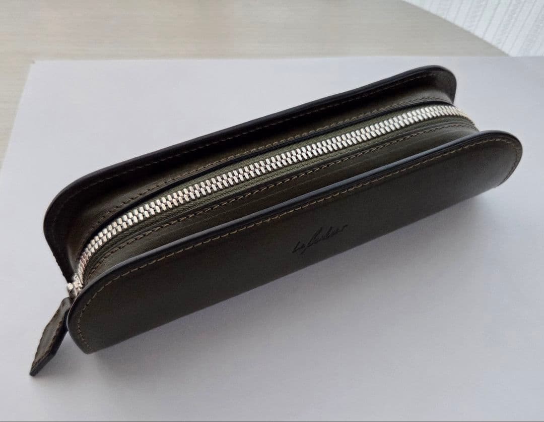 ル・ボナー デブペンケース プエブロ オリーバ レザー 筆箱