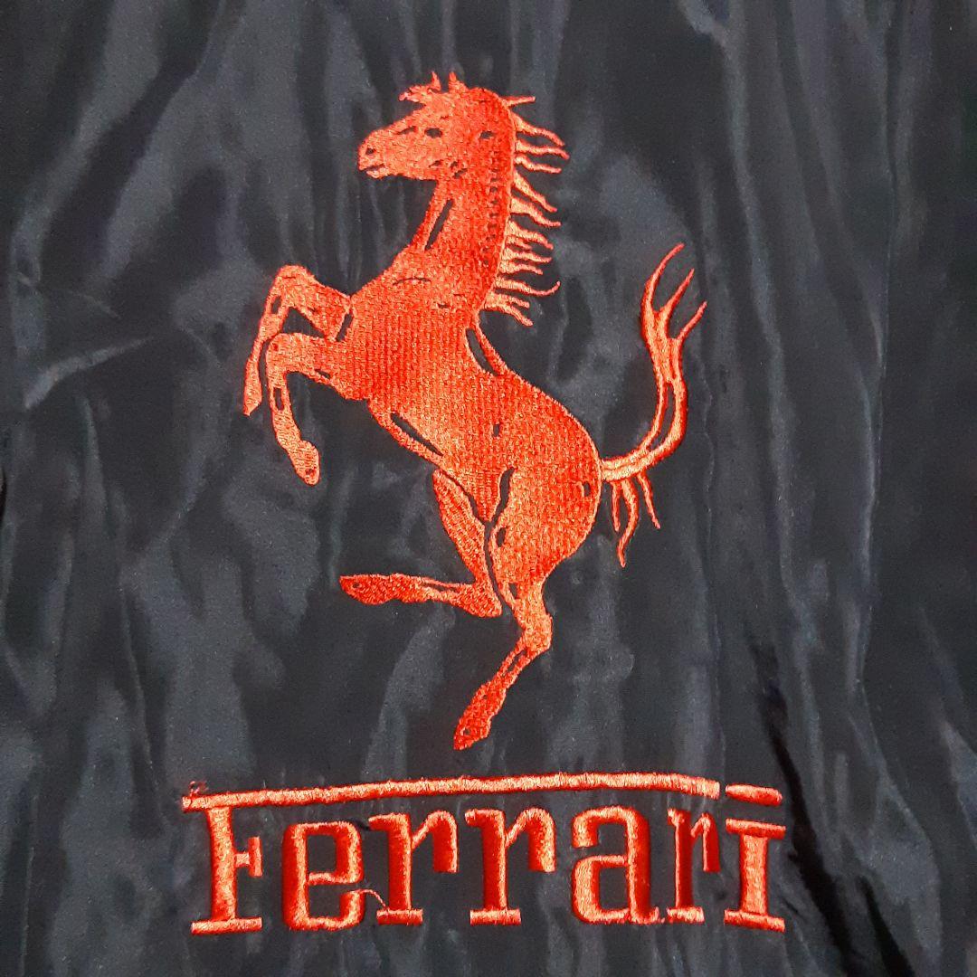 フェラーリ F1 Ferrari レーシングジャケット ブラックレッド L