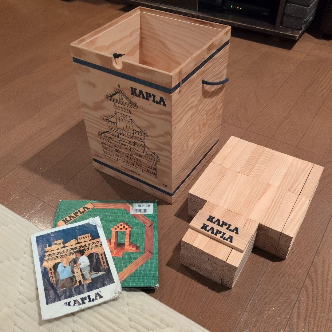 中古 KAPLA（カプラ） 280ピース入（実数252ピース）木製積み木