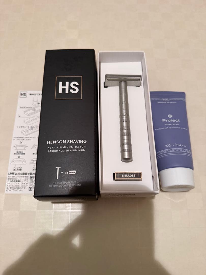 HENSON SHAVING AL13 シェーバー 替刃5枚付