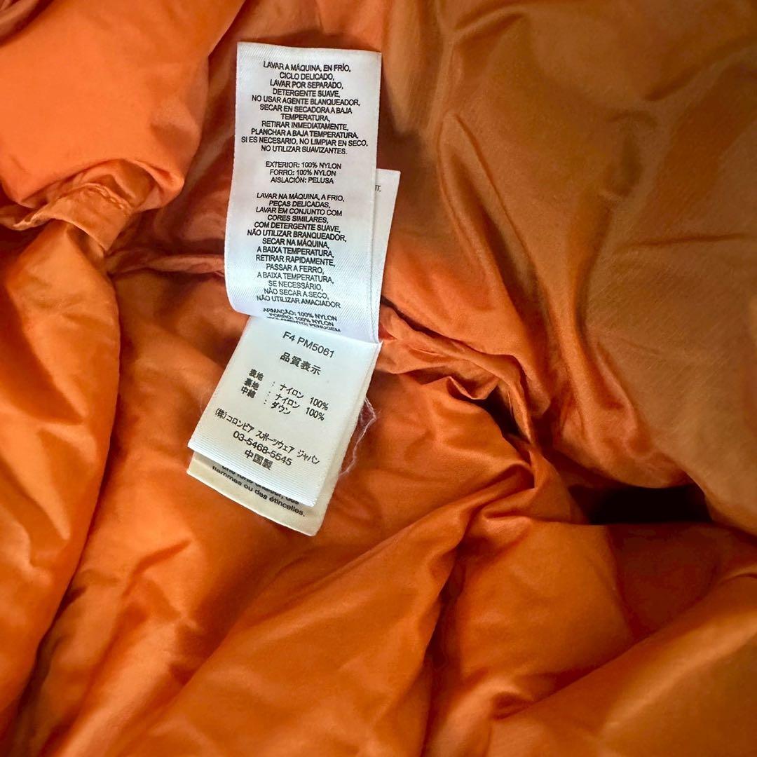 【大人気❗️】極暖！columbia 　ダウン　ダークブラウン　M