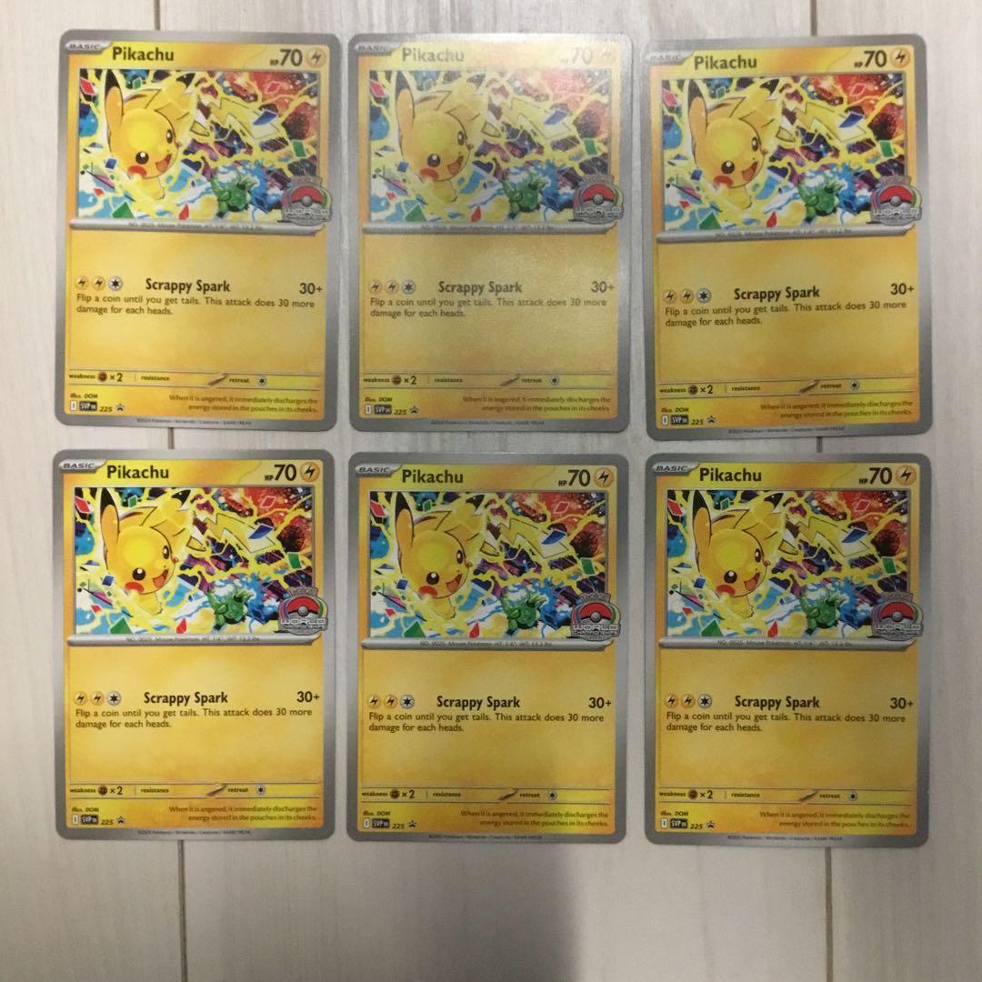 ピカチュウ P [SVP EN 225]【英語版】　6枚セット