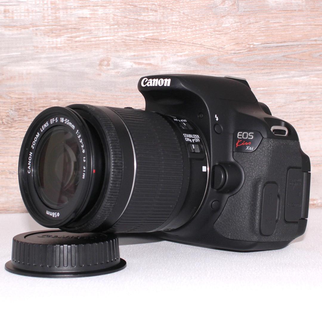 【訳あり】Canon Kiss X6i⭐️手ぶれ補正⭐️ショット数少❤︎一眼レフ