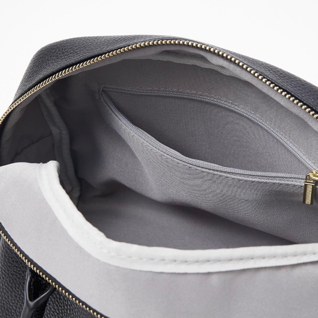 【新品未使用】ABAHOUSE SOEUR レザーボストンバッグ　ブラウン