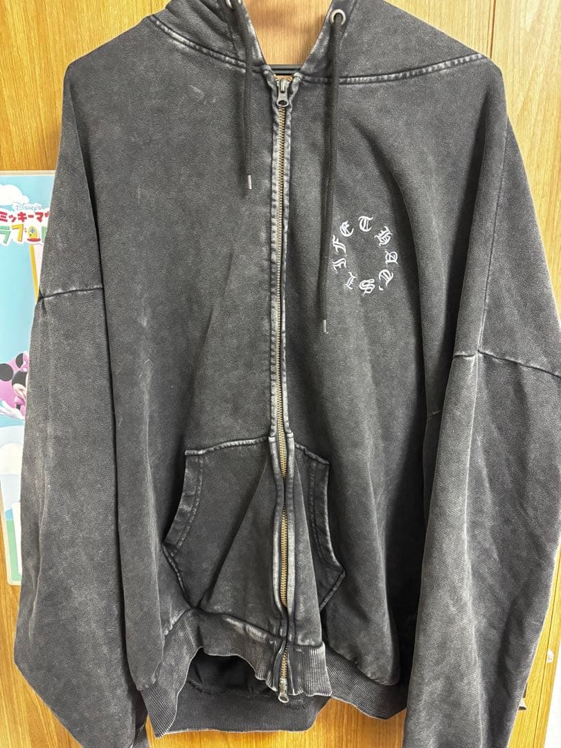 That's life ジップパーカー BLACK