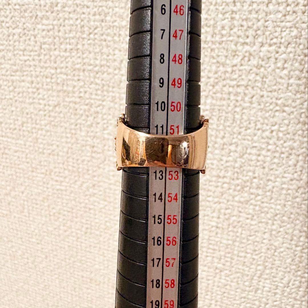 K18 PG ピンクゴールド リング ダイヤ1.00ct 11号