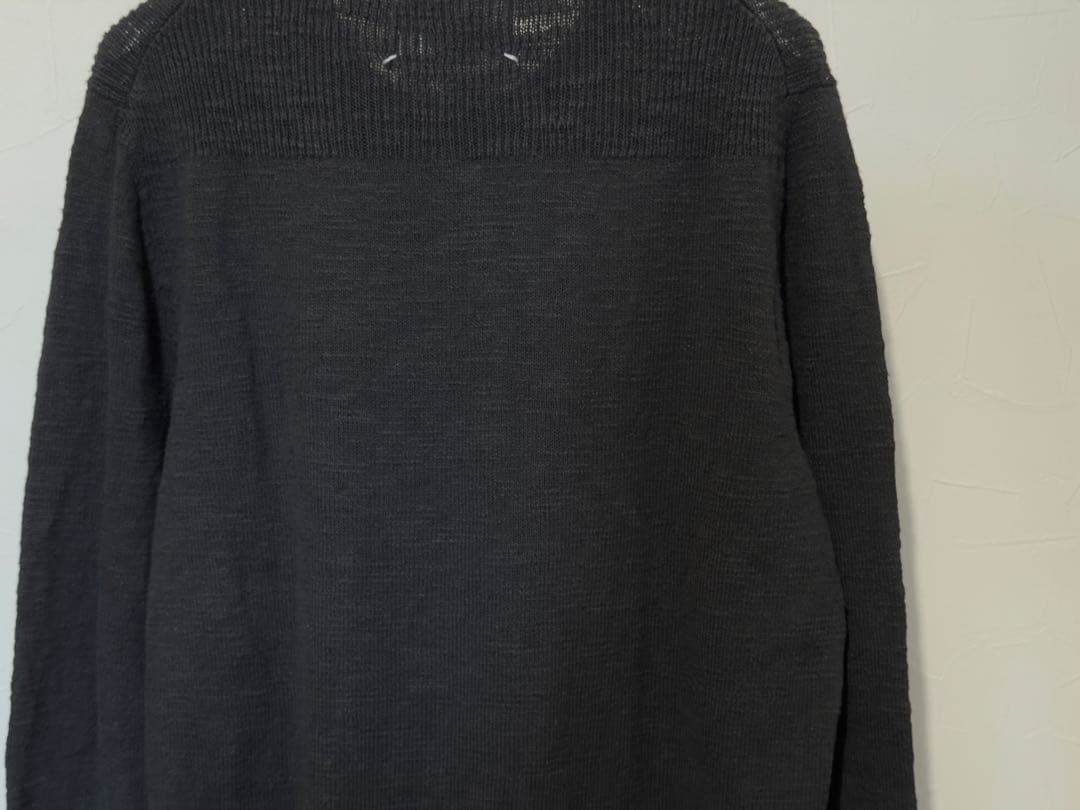 メゾンマルジェラ コットンリネンセーター Lサイズ