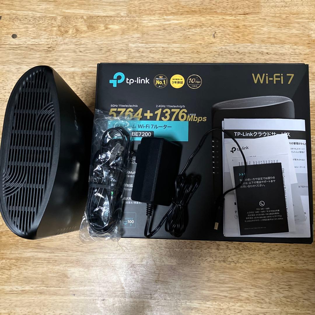 tp-link WiFi7ルーター　BE7200